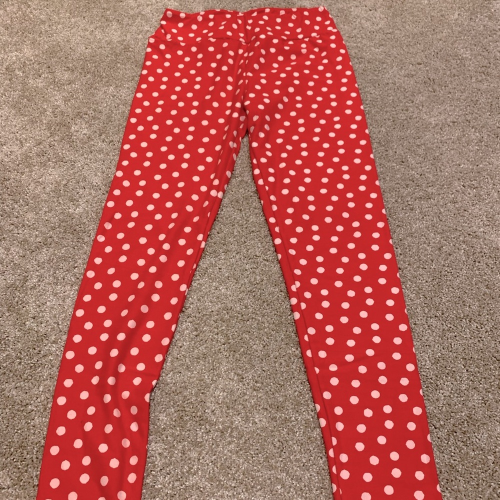 Lularoe Womens OS Leggings-Minnie Mouse